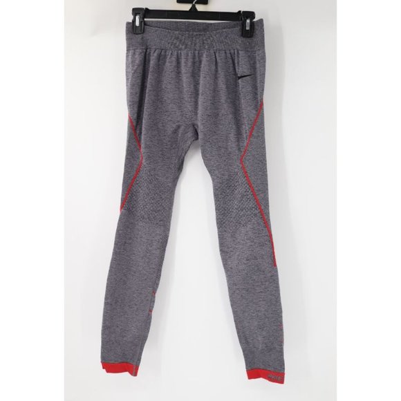 Nike Pro Legging Womens Medium HW Limitless Tight Gray Mid Rise Pant activewear - Picture 2 of 11